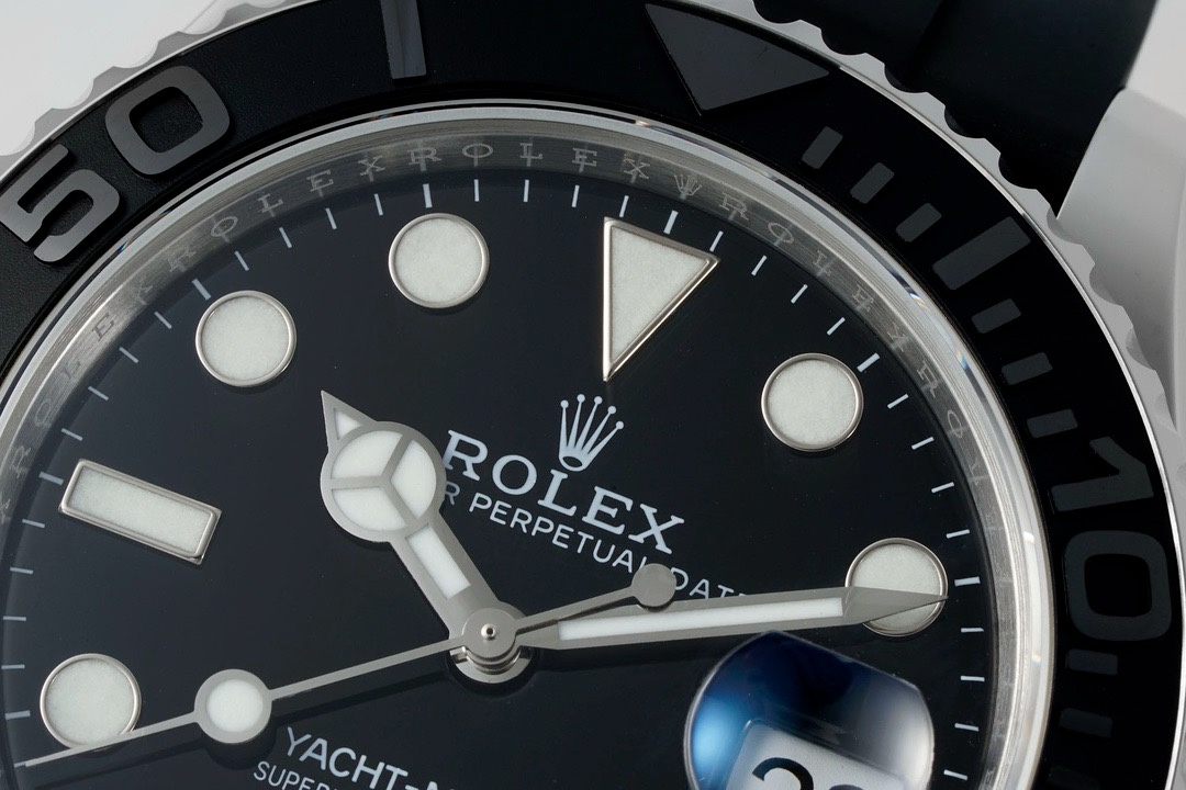 Rolex EWE Factory Yacht Master 42 Automatic Watch Custom 3235 Movement Rubber Strap - Image 4
