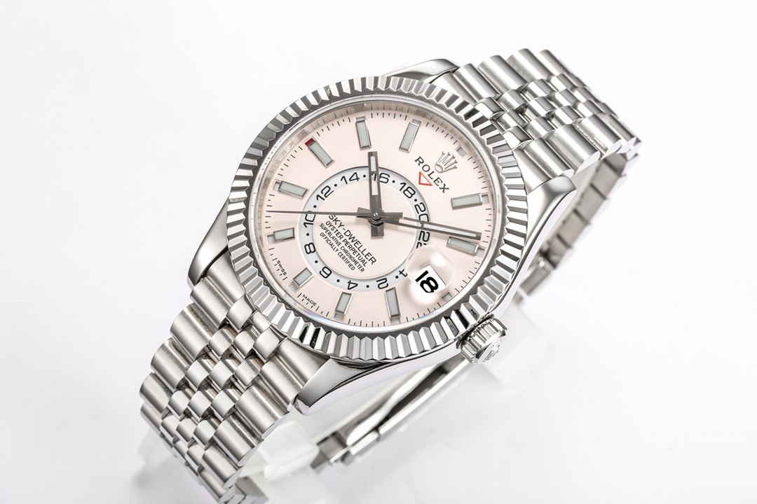 Rolex Sky-Dweller Watch 42mm 904L Steel 9002 Automatic Movement Ring Command Bezel – - Image 2
