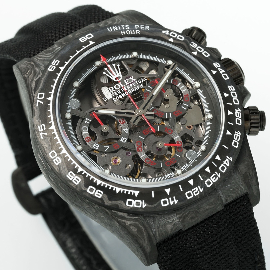 Rolex Diw Carbon Skeleton Chronograph - Image 2