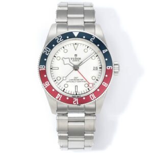 Tudor Black Bay GMT Automatic Diver Watch 41mm, Domed Sapphire Crystal, Rivet Stainless