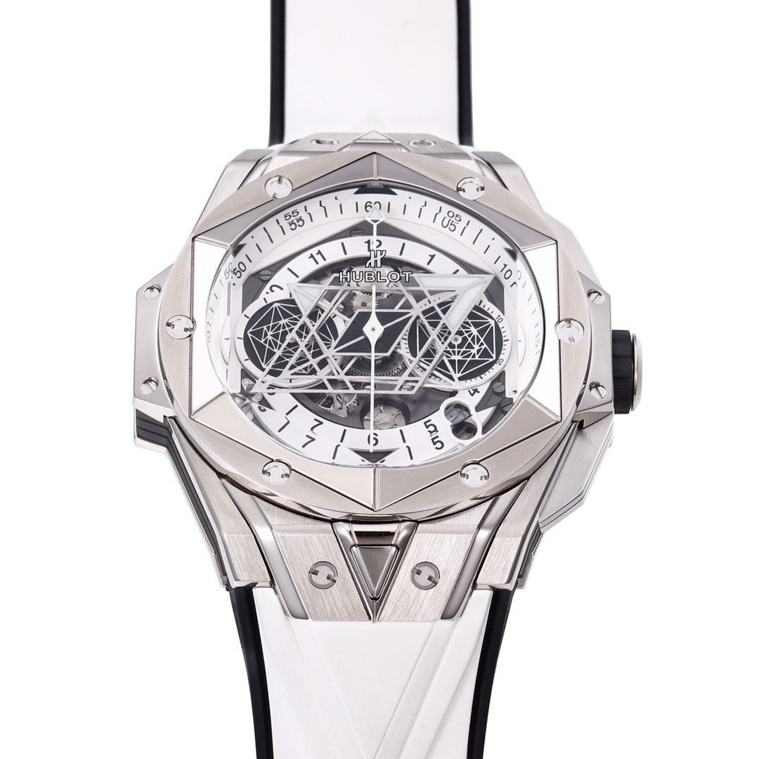 Hublot Big Bang Sang Bleu II Watch | BBF Titanium Automatic Chronograph Wristwatch - Image 3