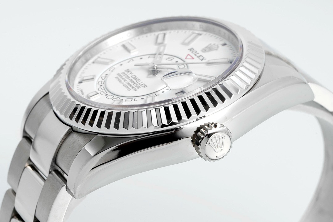 Rolex Sky-Dweller Watch 42mm 904L Steel 9002 Automatic Movement Ring Command Bezel - Image 6