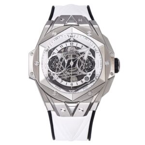 Hublot Big Bang Sang Bleu II Watch | BBF Titanium Automatic Chronograph Wristwatch