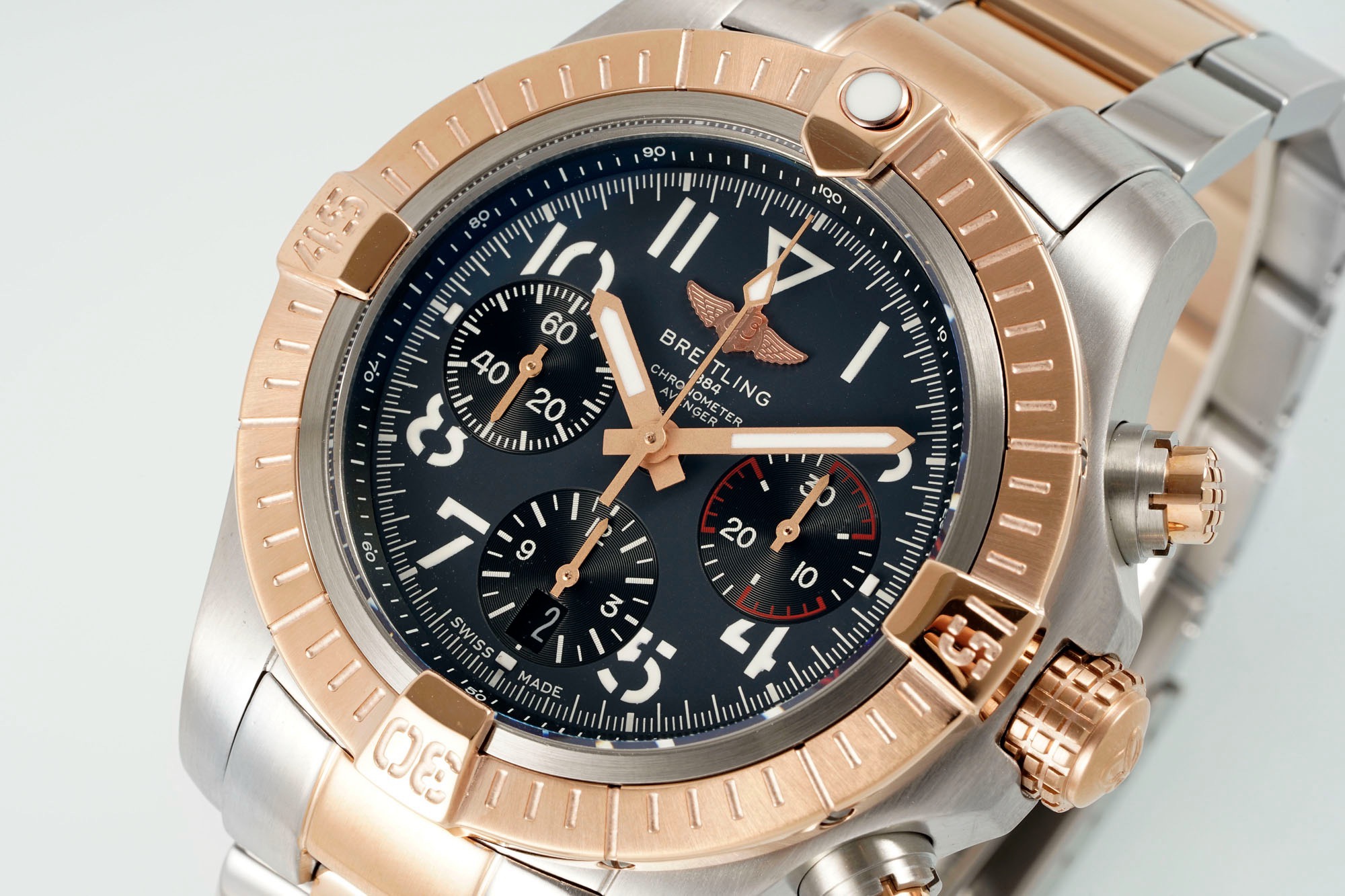 Breitling Avenger B01 Chronograph 45mm Pilot Watch | BLS Factory Cal.B01 Modified Movement - Image 3