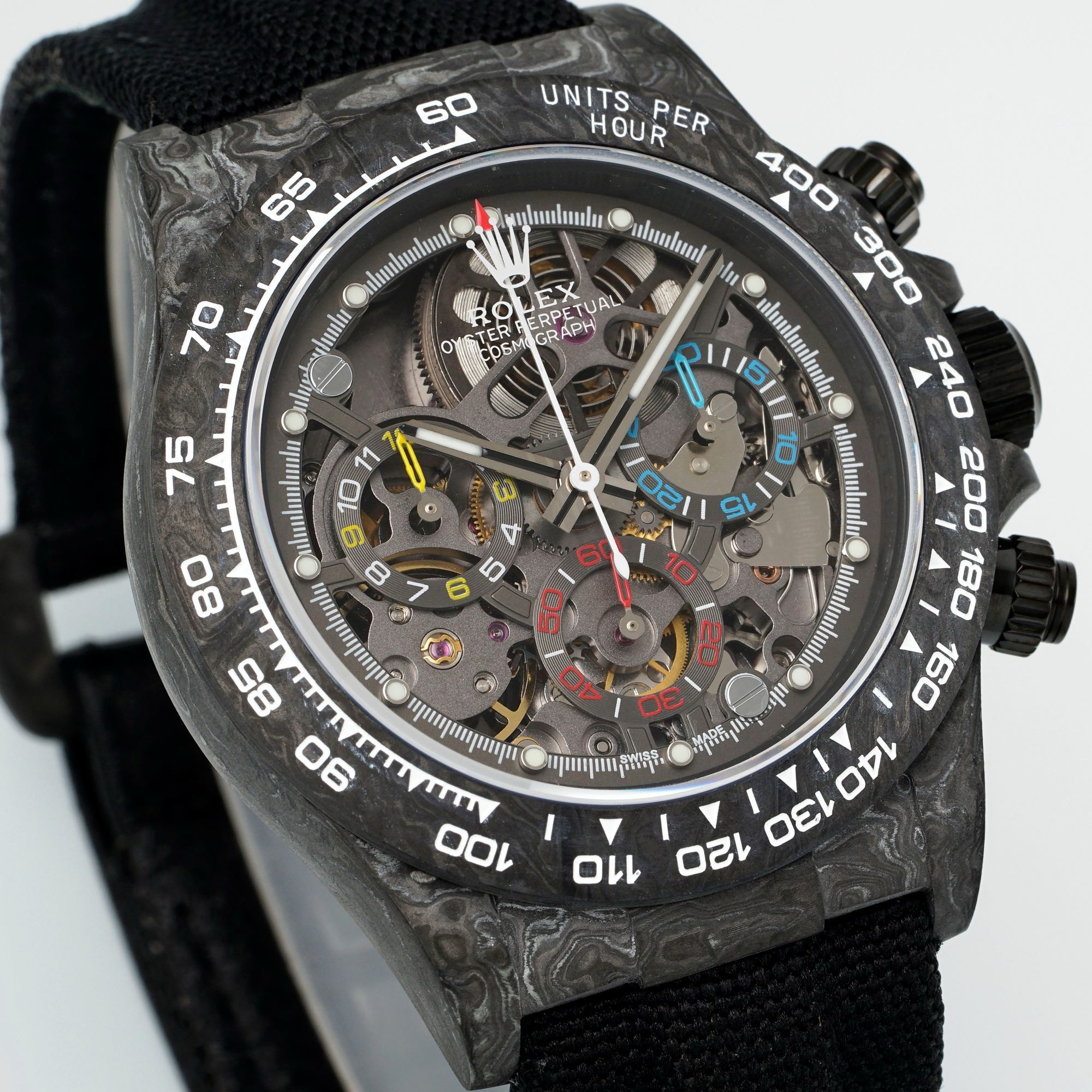 Rolex Diw Carbon Skeleton Chronograph - Image 2