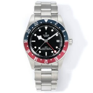 Tudor Black Bay GMT Automatic Diver Watch 41mm, Domed Sapphire Crystal, Rivet Stainless