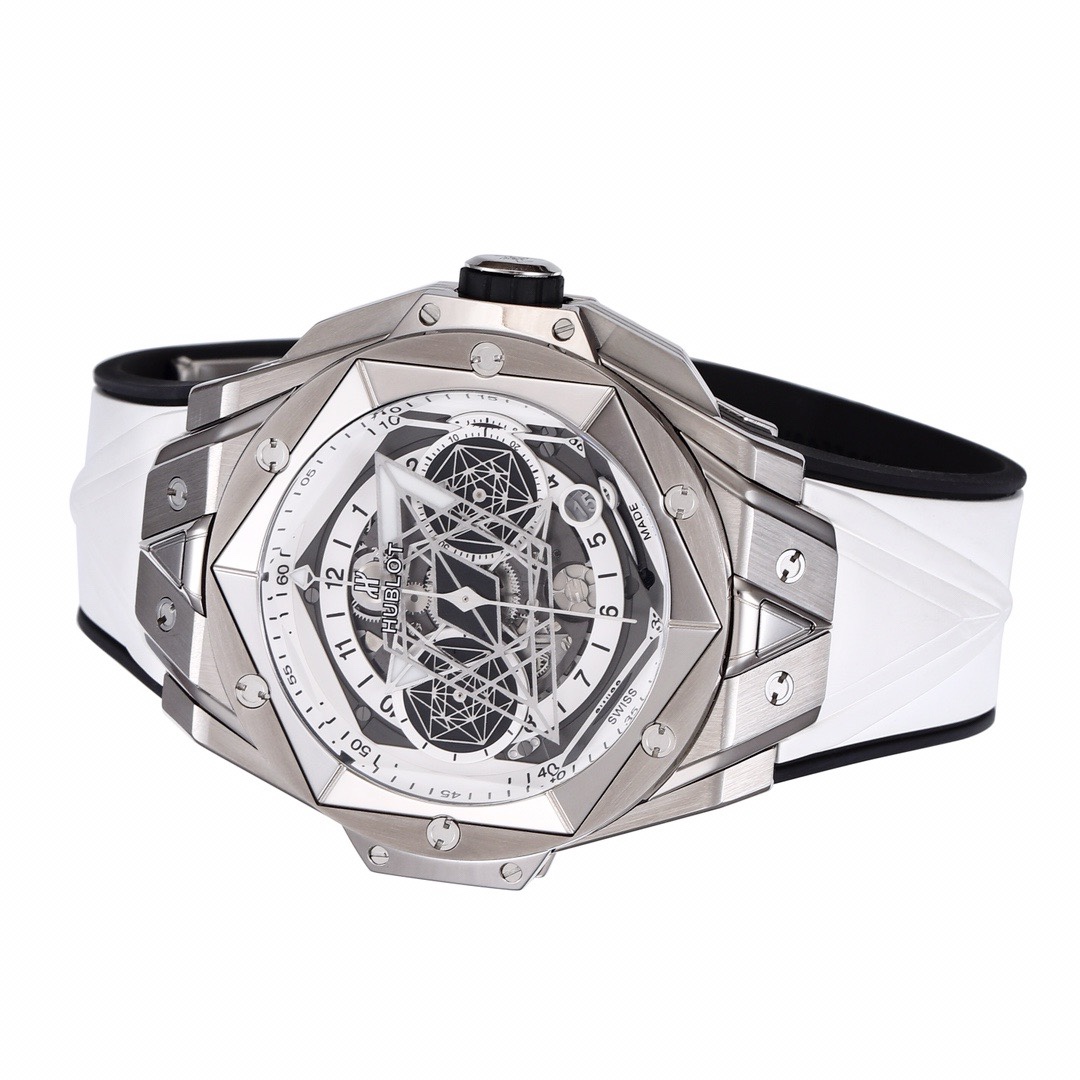 Hublot Big Bang Sang Bleu II Watch | BBF Titanium Automatic Chronograph Wristwatch - Image 6