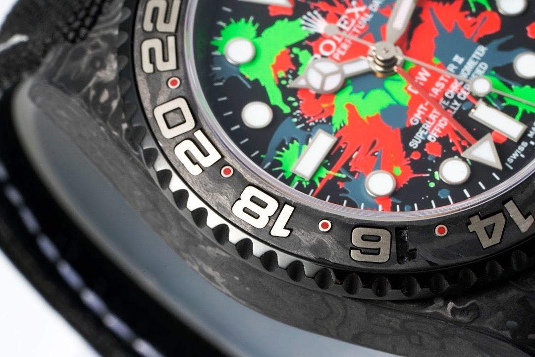 Rolex GMT-Master II Carbon Watch | Cal.3186 Automatic Movement, Forged Carbon Case – - Image 6