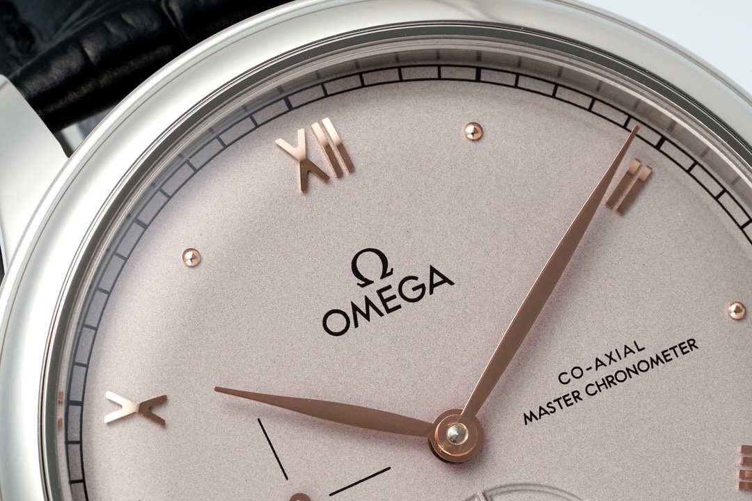 Omega De Ville Power-Reserve Automatic Mechanical Watch, Genuine Calfskin Leather Strap - Image 4