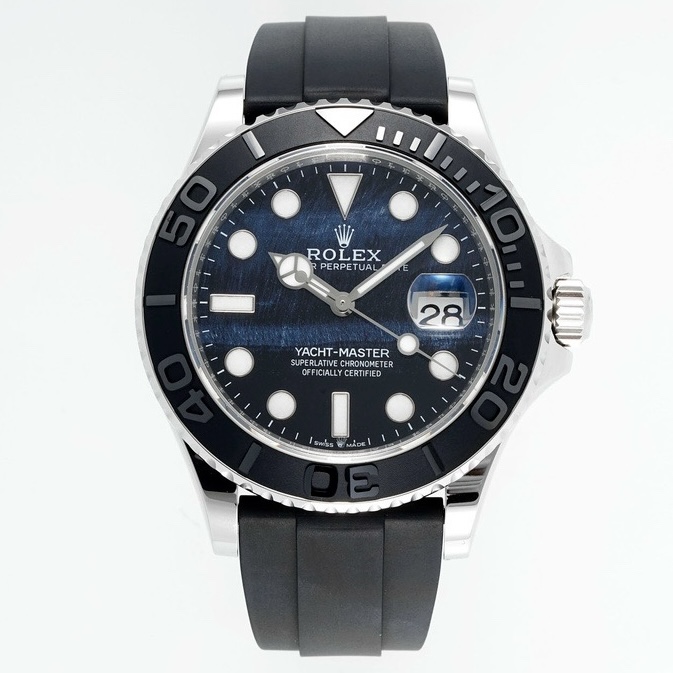 Rolex EWE Factory Yacht Master 42 Automatic Watch Custom 3235 Movement Rubber Strap –