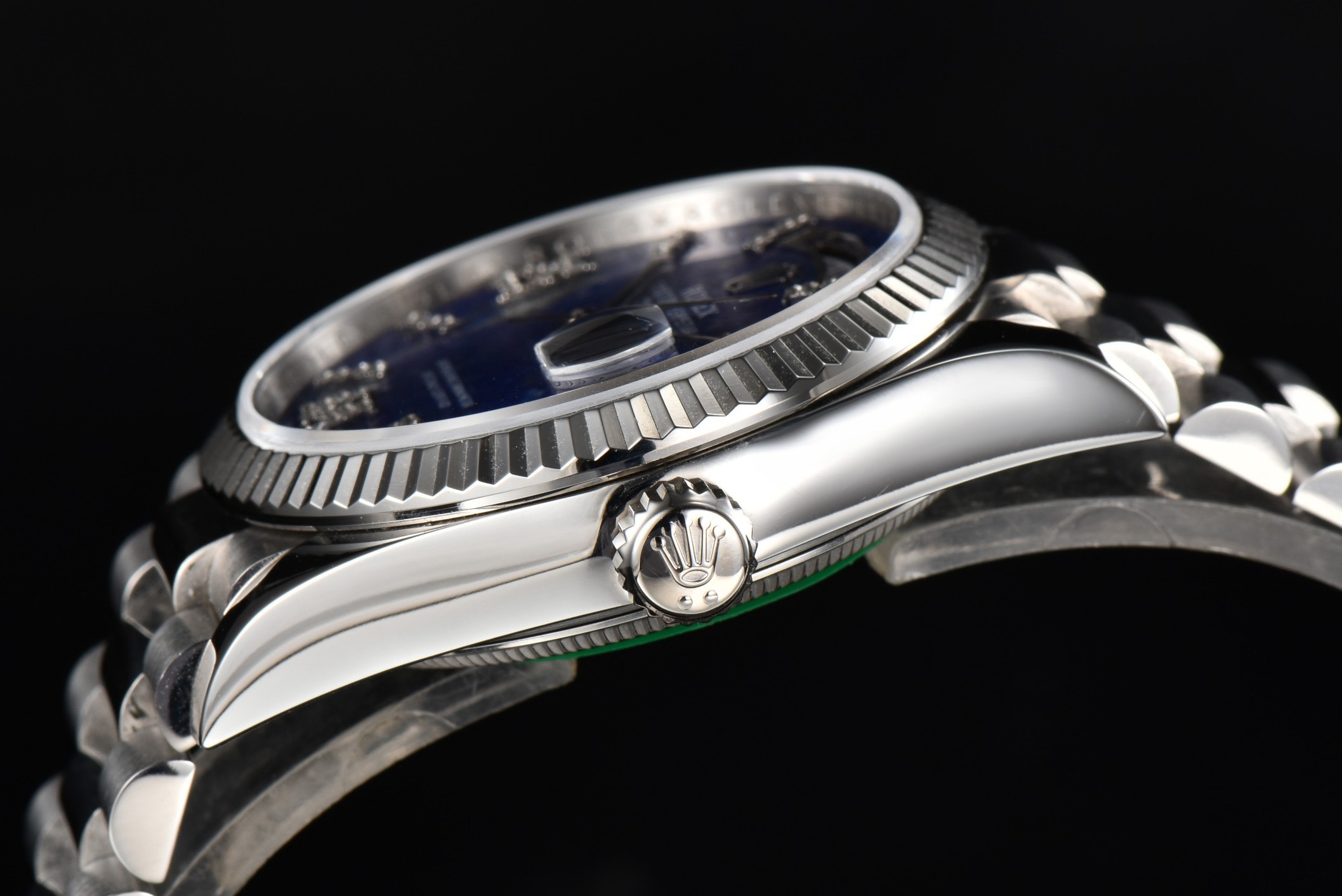 Rolex Day-Date 36 Hidden 6 Diamond Roman Markers | CS Factory Natural Gemstone Dial - Image 9