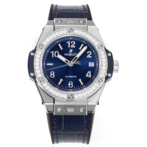 Hublot Big Bang 39mm Steel Diamond Bezel Automatic Ladies