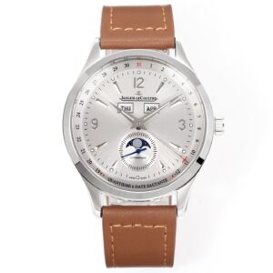Jaeger-LeCoultre Master Calendar Moon Phase Automatic Watch 40mm Genuine Leather Strap