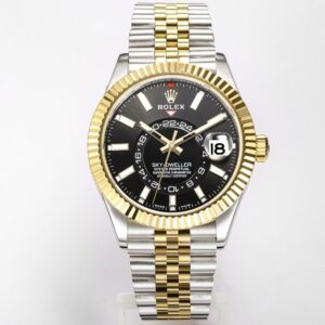 Rolex Sky-Dweller Watch 42mm 904L Steel 9002 Automatic Movement Ring Command Bezel –