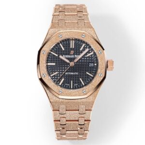 Audemars Piguet Royal Oak 37mm 15454 Frosted Gold Ladies Automatic – Gold Dial Style 03