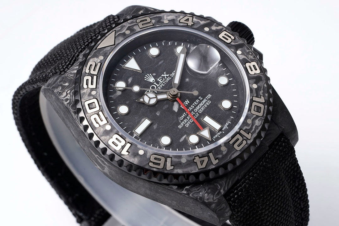 Rolex GMT-Master II Carbon Watch | Cal.3186 Automatic Movement, Forged Carbon Case – - Image 3