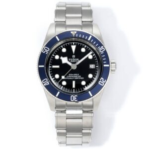 Tudor Black Bay GMT Automatic Diver Watch 41mm, Domed Sapphire Crystal, Rivet Stainless