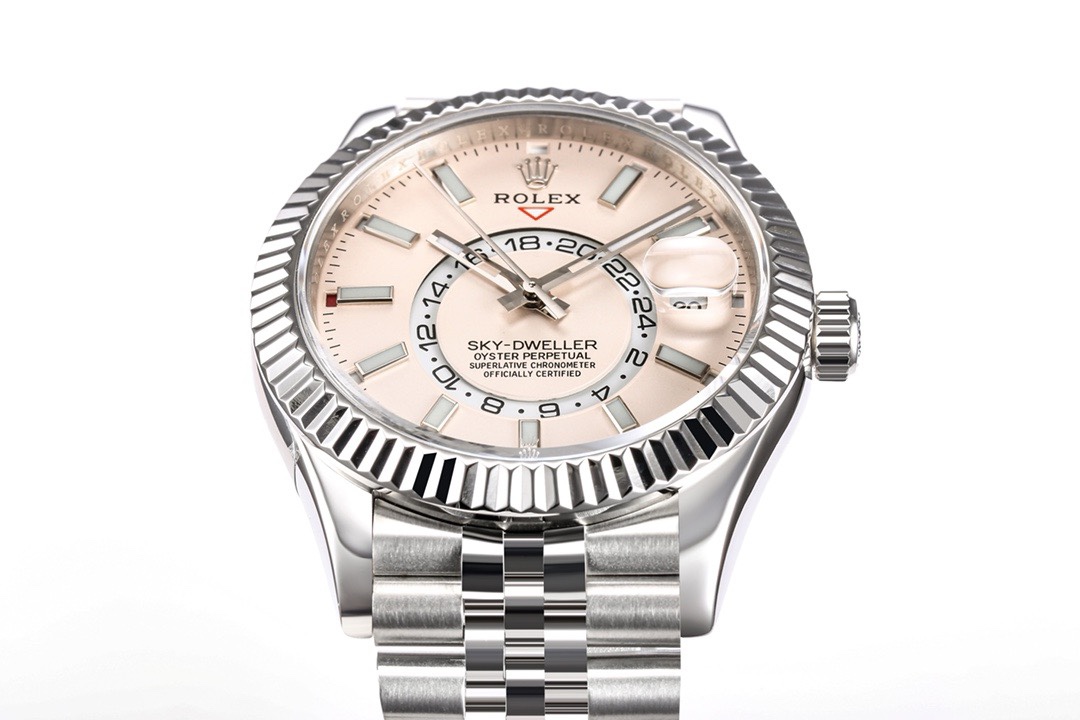 Rolex Sky-Dweller Watch 42mm 904L Steel 9002 Automatic Movement Ring Command Bezel – - Image 4