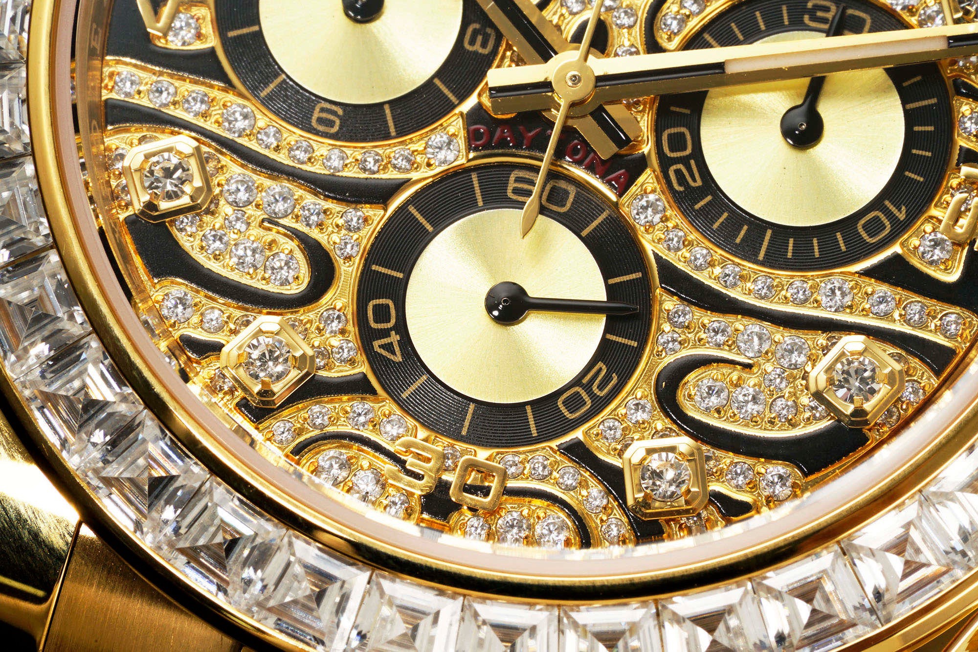 Rolex PPM Tiger Eye Moissanite Chronograph - Image 5