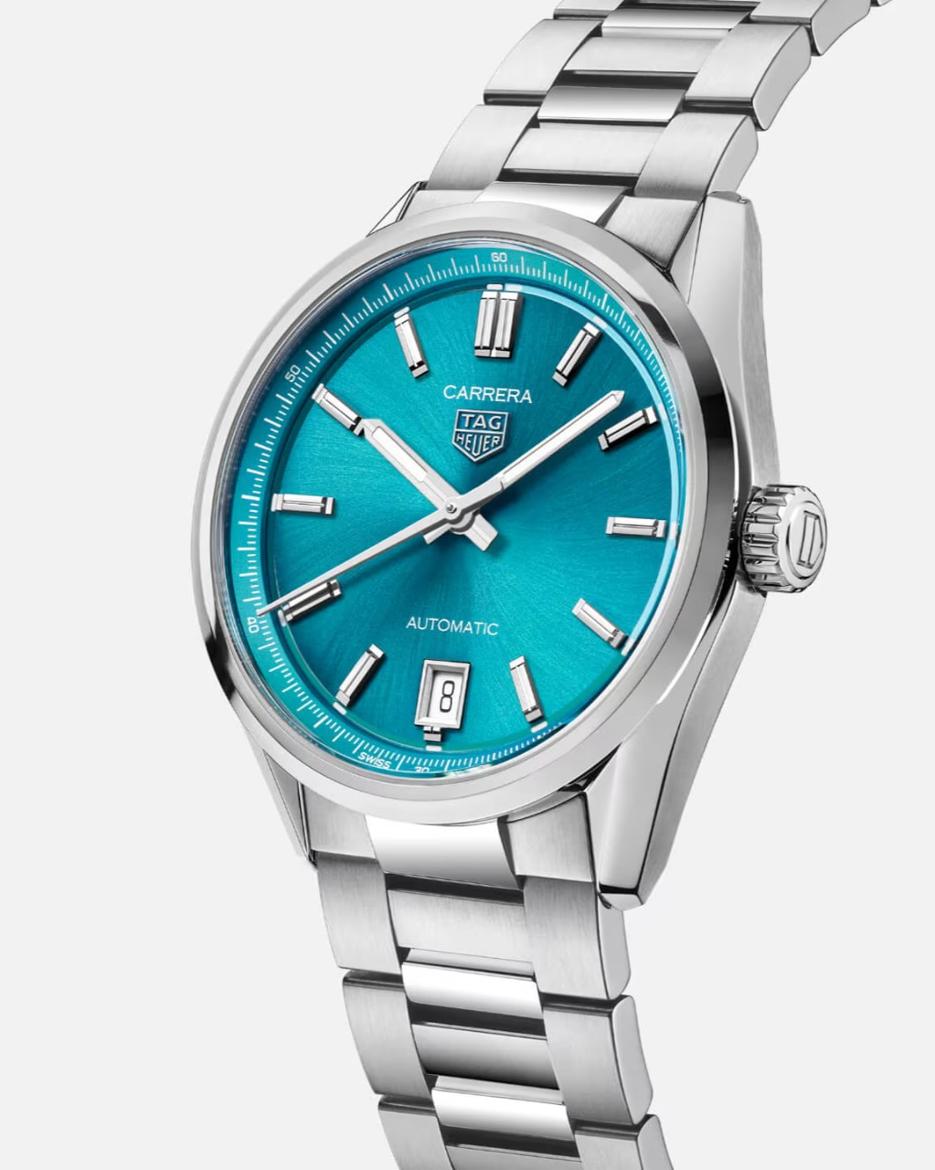 TAG Heuer Carrera Date 36mm Turquoise Dial Automatic WBN2316.BA0001 - Image 3